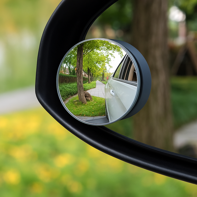 2pcs 360° Rotatable Car Blind Spot Mirrors – Universal Wide-Angle Convex Mirror for Cars, SUVs, Trucks & RVs | Driving Safety & RV Awnings Accessories