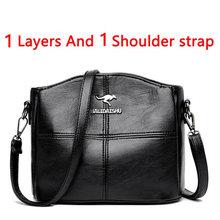 Embroidery Tote Bag High Quality Leather Ladies Handbags