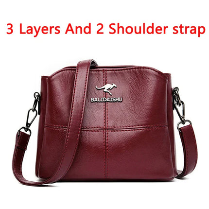 Embroidery Tote Bag High Quality Leather Ladies Handbags