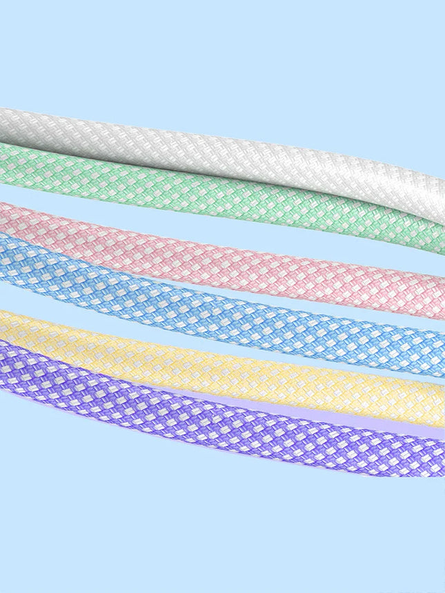 USB-C to Type C Color Cable For Apple iPhone 15 PD 60W Fast Charging For Huawei Xiaomi Samsung Type C Weaving Cable Accessories